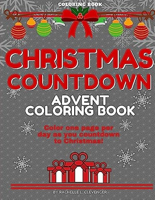 Christmas Countdown Advent Coloring Book-..