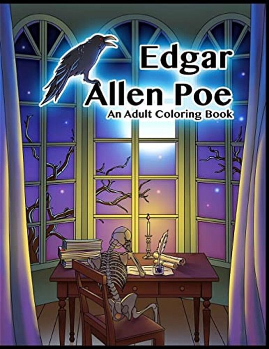Edgar Allen Poe - An Adult Coloring Book-..