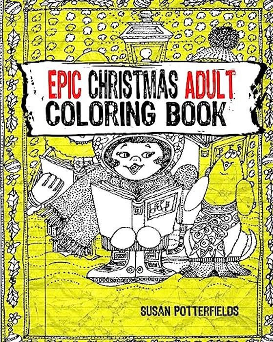 Epic Christmas Adult Coloring Book-..