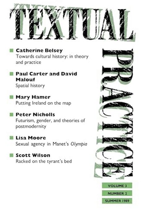 Textual Practice: Issue 8 Volume 3 No. 2-..