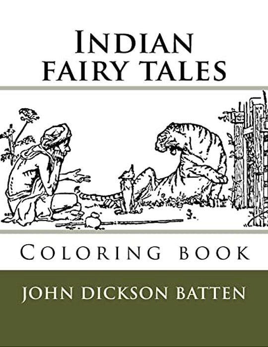 Indian Fairy Tales: Coloring Book-..