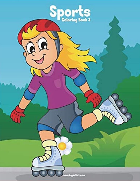 Sports Coloring Book 3-..