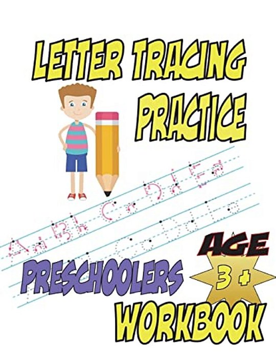 Letter Tracing Practice Preschoolers Workbook: (8.5X11, 112 Pages) Letter Pictures, Sign Language, Large And Small Letters Practice,-..