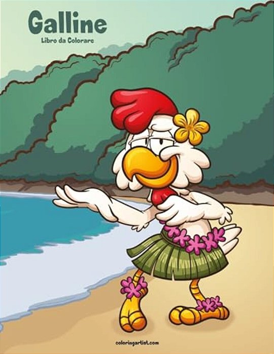 Galline Libro Da Colorare 1-..