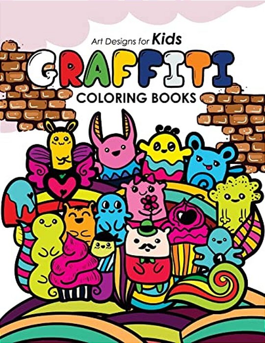 Graffiti Coloring Book For Kids-..