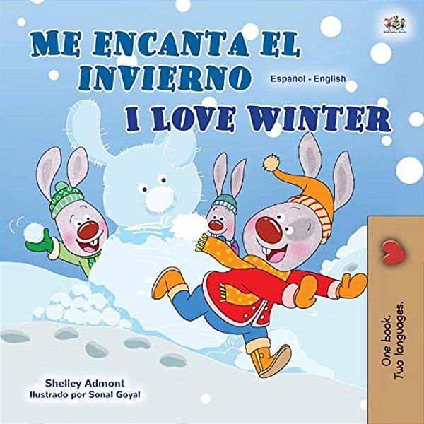 I Love Winter (Spanish English Bilingual Children's Book)-..