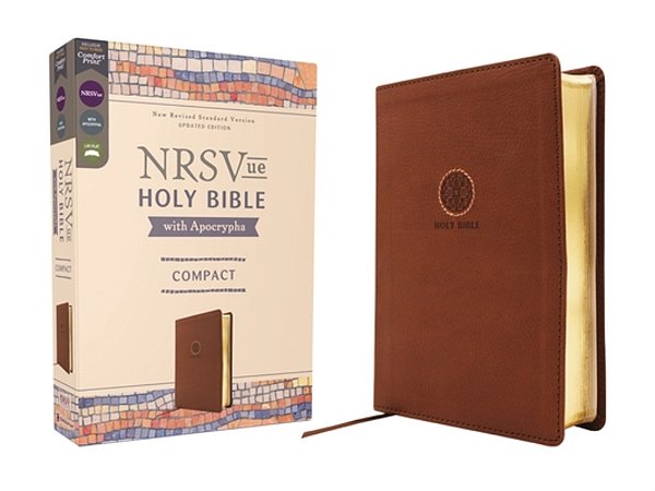 Nrsvue, Holy Bible With Apocrypha, Compact, Leathersoft, Brown, Comfort Print-..