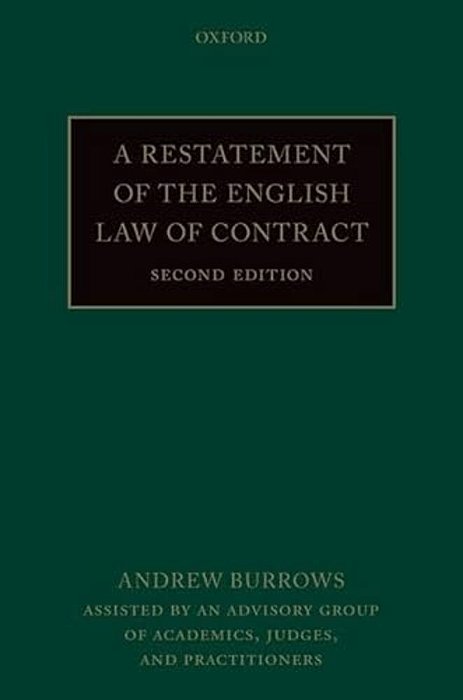Restatement Of The English Law Of Contract-..