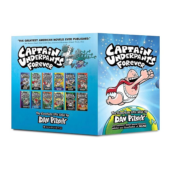 Captain Underpants Forever (Captain Underpants #1-12 Full-Color Boxed Set): From The Creator Of Dog Man-..