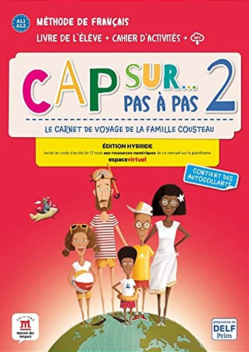 Cap Sur Pas A Pas 2 - Livre De L'Eleve + Cahier D'Activites - Edition Hybrida..-
