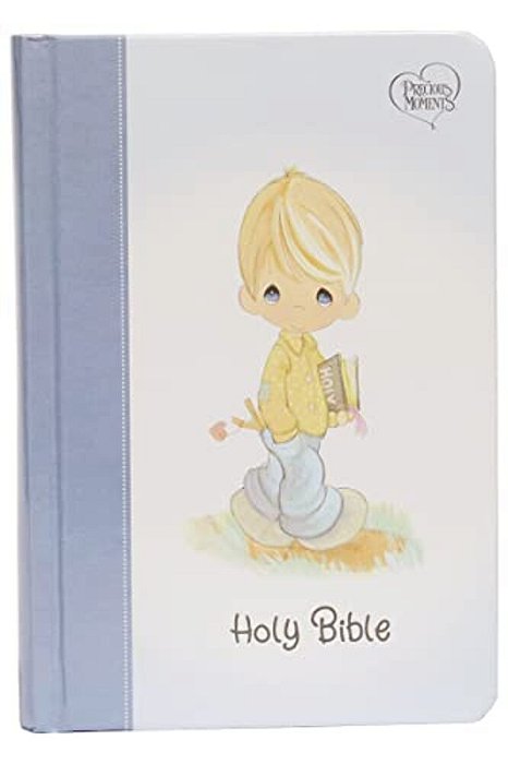 Nkjv, Precious Moments Small Hands Bible, Blue, Hardcover, Comfort Print: Holy Bible, New King James Version-..
