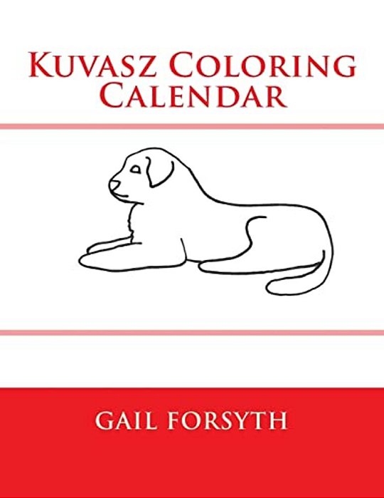 Kuvasz Coloring Calendar-..