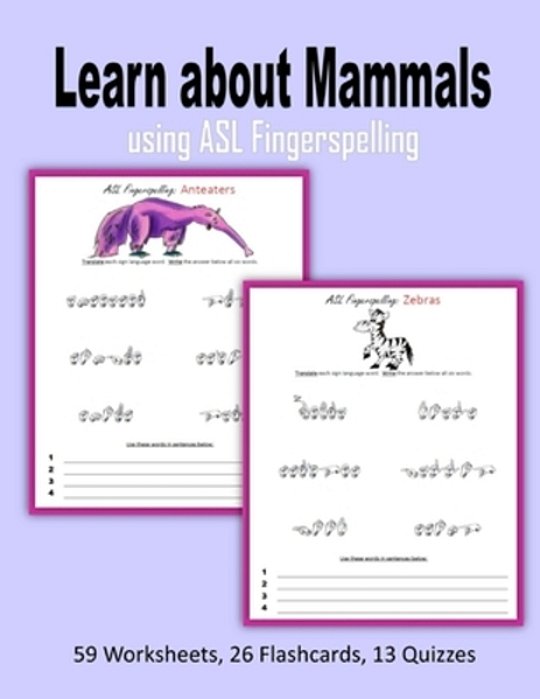 Learn About Mammals Using Asl Fingerspelling-..