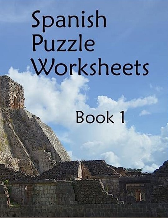 Spanish Puzzle Worksheets: Book 1-..