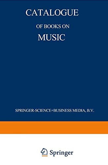 Catalogue Of Books On Music-..