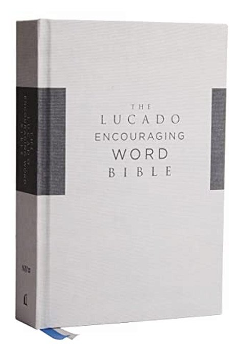 Niv, Lucado Encouraging Word Bible, Gray, Cloth Over Board, Comfort Print: Holy Bible, New International Version-..