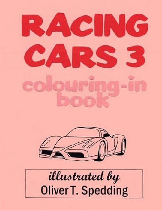 Racing Cars 3 Colouring-In Book-..