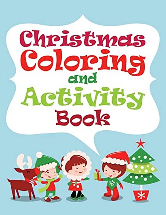 Christmas Coloring And Activity Book-..