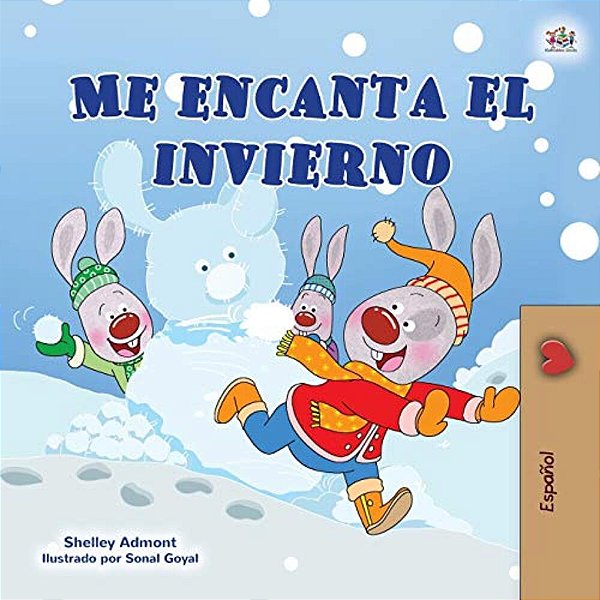 I Love Winter (Spanish Children's Book)-..