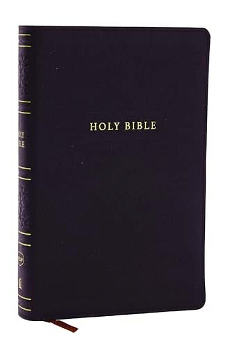 Nkjv Personal Size Large Print Bible With 43,000 Cross References, Black Leathersoft, Red Letter, Comfort Print (Thumb Indexed)-..
