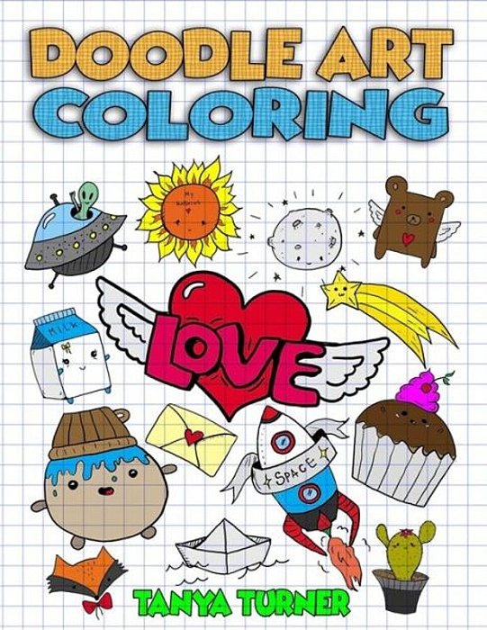 Doodle Art Coloring Book: A Preschool Early Learning Activity Book For Kids-..