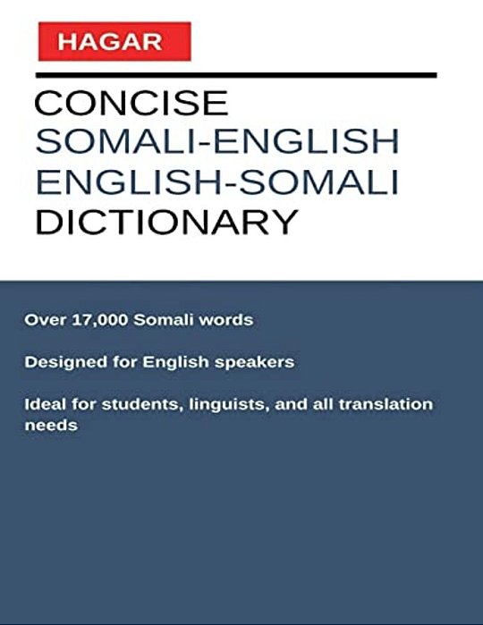 Concise Somali-English/English-somali Dictionary-..