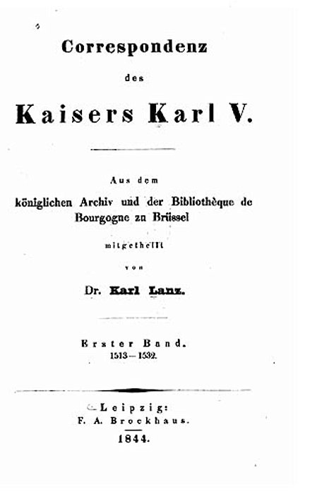 Correspondenz Des Kaisers Karl V-..