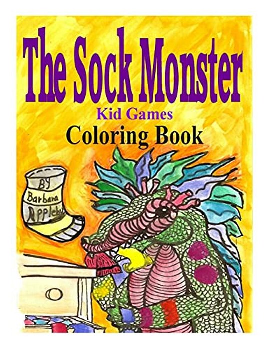 The Sock Monster Coloring Book-..