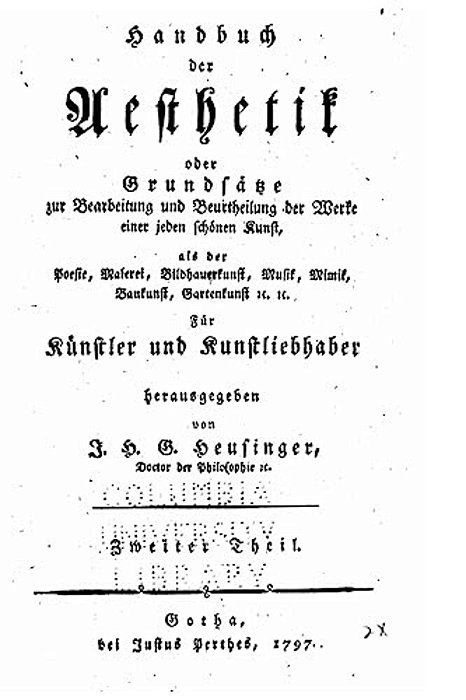 Handbuch Der Aesthetik-..