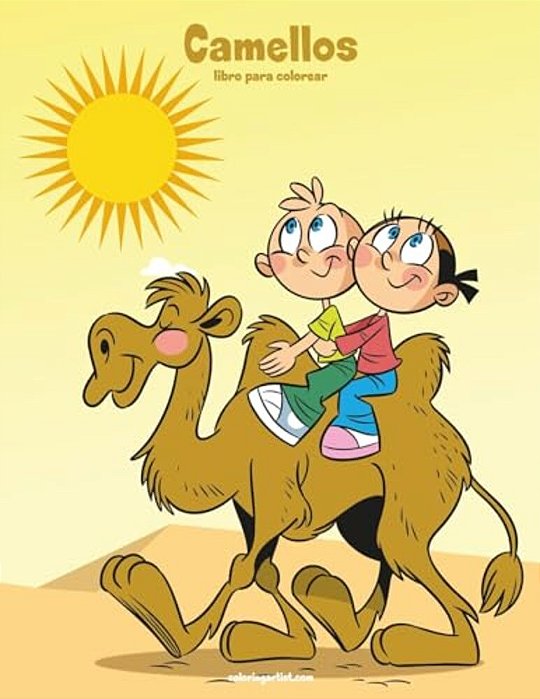 Camellos Libro Para Colorear 1-..
