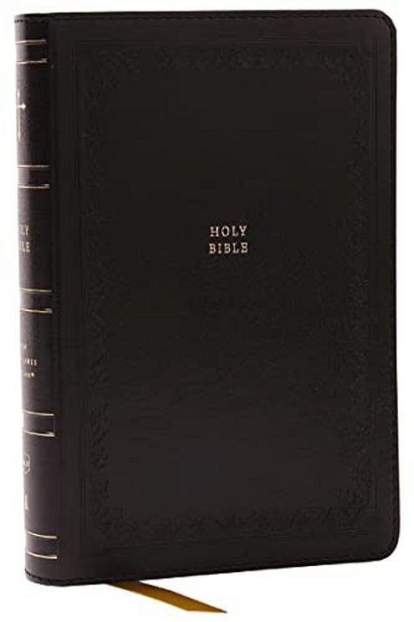 Nkjv Compact Paragraph-Style Bible W/43,000 Cross References, Black Leathersoft, Red Letter, Comfort Print: Holy Bible, New King James Version: Holy-..