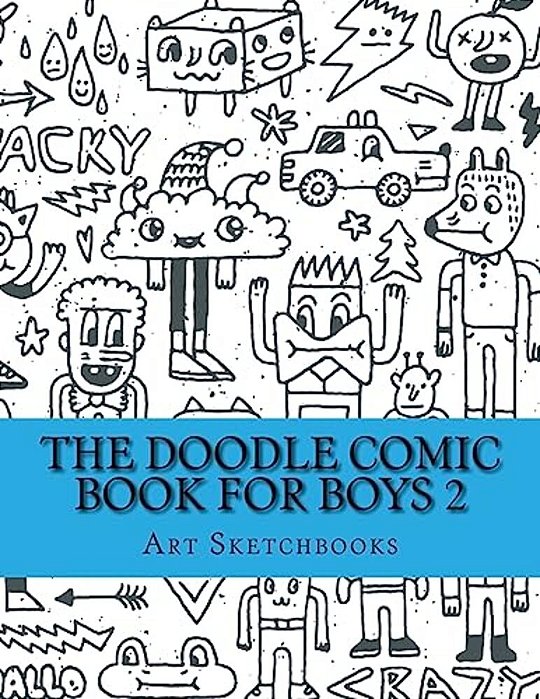 The Doodle Comic Book For Boys 2-..