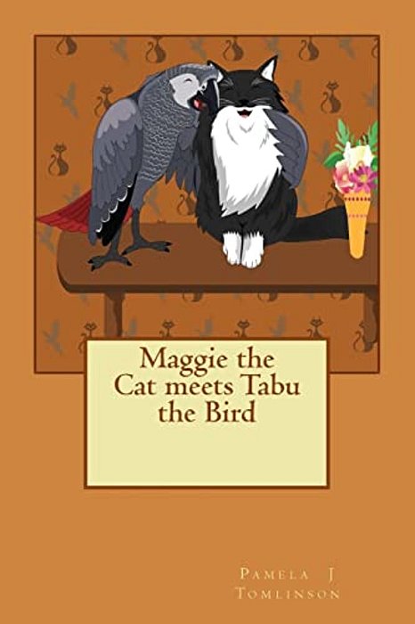 Maggie The Cat Meets Tabu The Bird-..