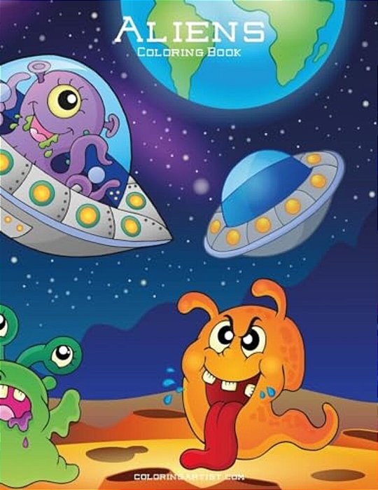 Aliens Coloring Book 1-..