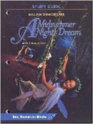 A Midsummer Night's Dream With Connections - Study Guide-..