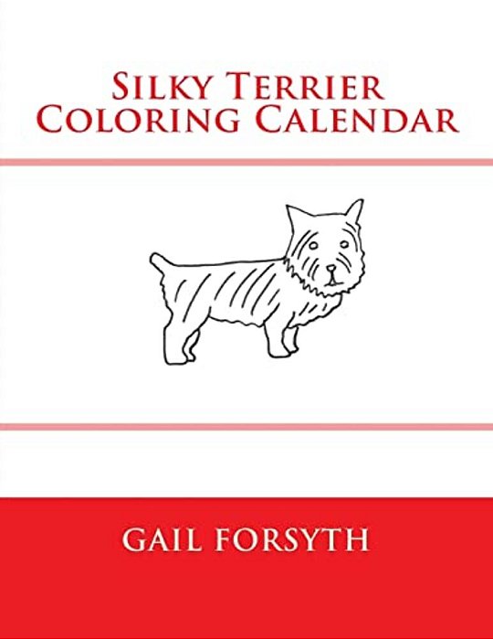 Silky Terrier Coloring Calendar-..