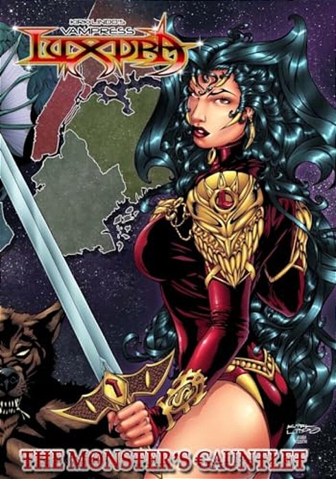 Vampress Luxura: The Monster's Gauntlet Special Edition: A Graphic Novella-..