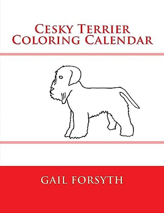 Cesky Terrier Coloring Calendar-..