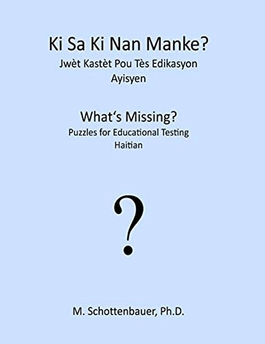 Ki Sa Ki Nan Manke? Jwèt Kastèt Pou Tès Edikasyon: Ayisyen-..