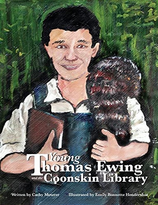 Young Thomas Ewing And The Coonskin Library-..