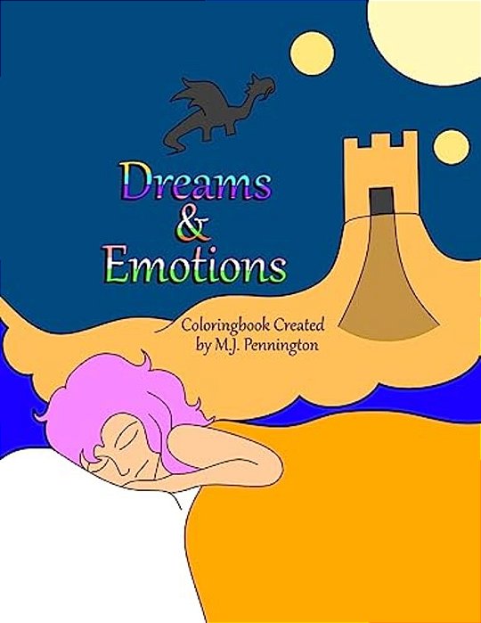 Dreams And Emotions: Adult/Teen Coloring Book-..