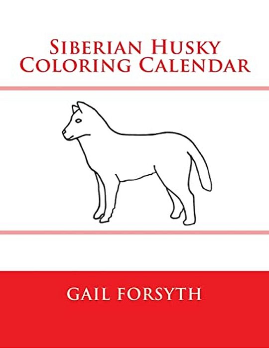Siberian Husky Coloring Calendar-..
