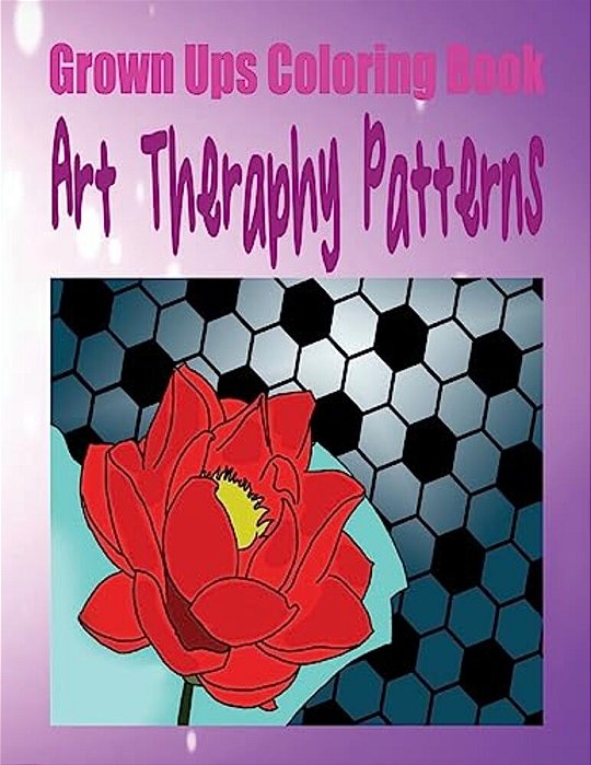 Grown Ups Coloring Book Art Theraphy Patterns Mandalas-..