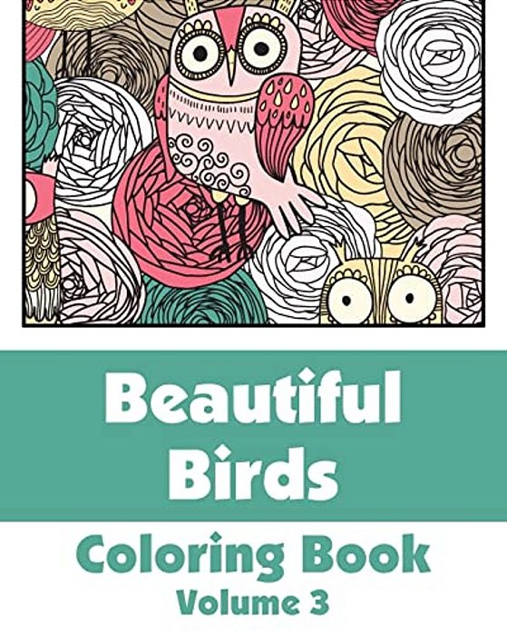 Beautiful Birds Coloring Book (Volume 3)-..