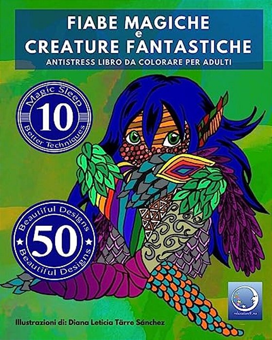 Antistress Libro Da Colorare Per Adulti: Fiabe Magiche E Creature Fantastiche-..