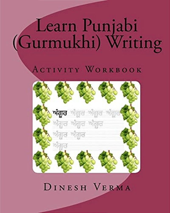 Learn Punjabi (Gurmukhi) Writing Activity Workbook-..