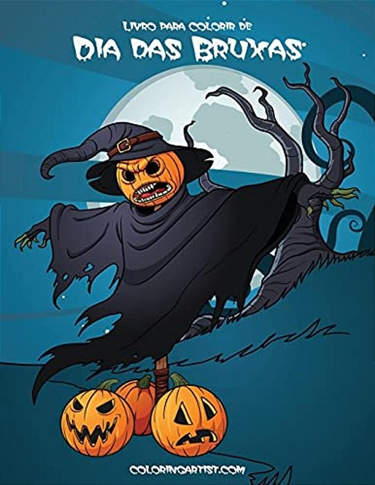 Livro Para Colorir De Dia Das Bruxas 2-..