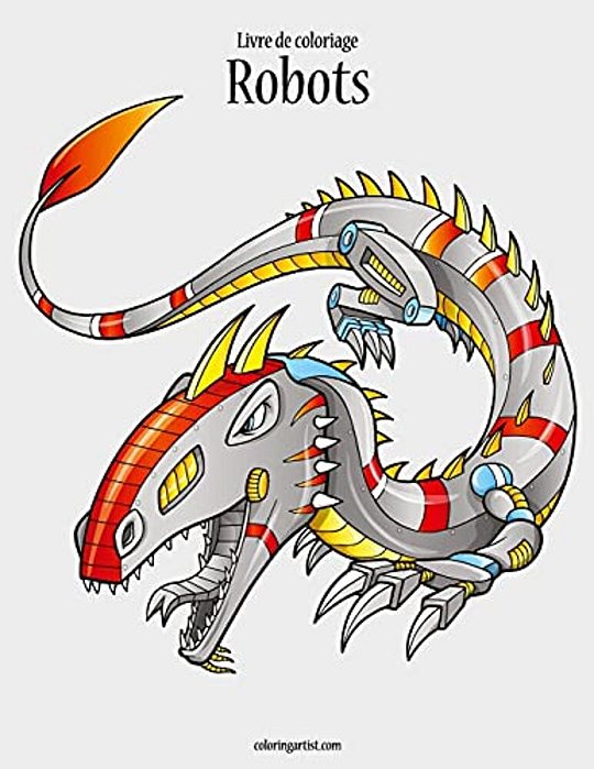 Livre De Coloriage Robots 1-..