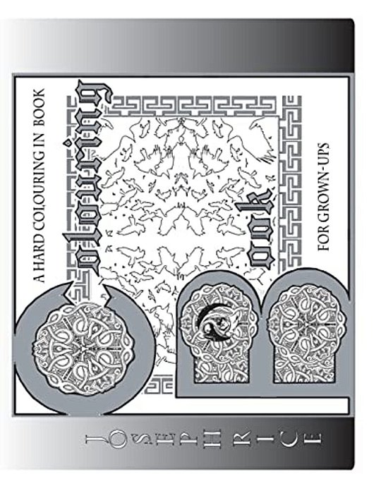 Hard Colouring Book For Grown Ups-..