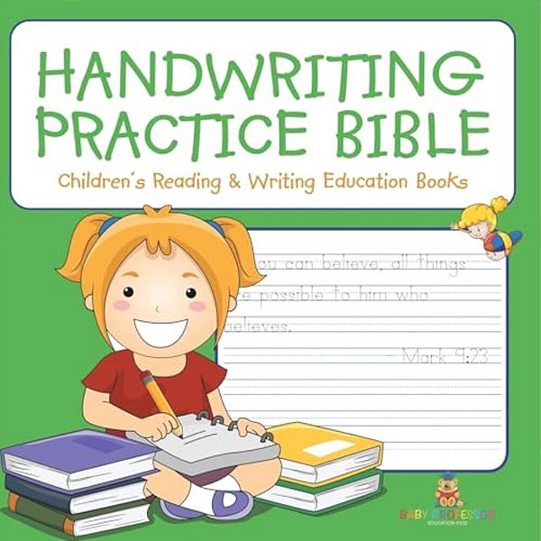 Handwriting Practice Bible: Children's Reading & Writing Education Books-..